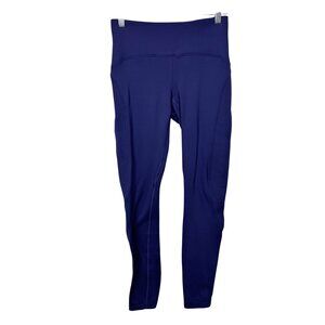 Lululemon 6 Fleece Lined Leggings Rear Zip Pocket